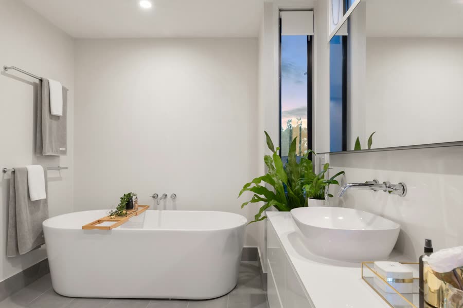 Baño moderno recién reformado